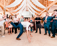 Breakdancing at a Wedding