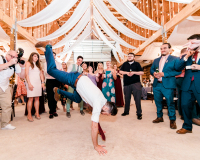 Breakdancing at a Wedding