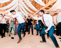 Groomsmen Dancing at a wedding