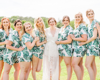 Bridesmaids in Matching Pajamas