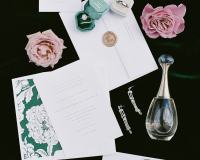 Wedding Stationery Flat Lay