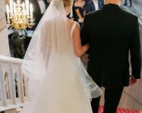 Bride Walking with Father