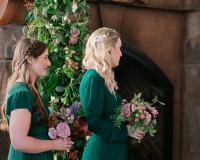 Bridesmaids in Emerald Green