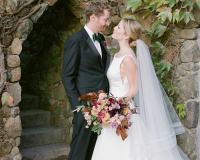 classic bride and groom portrait