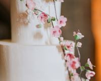 Cherry Blossom Wedding Cake