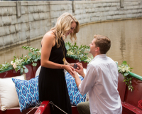 proposal on boat cruise