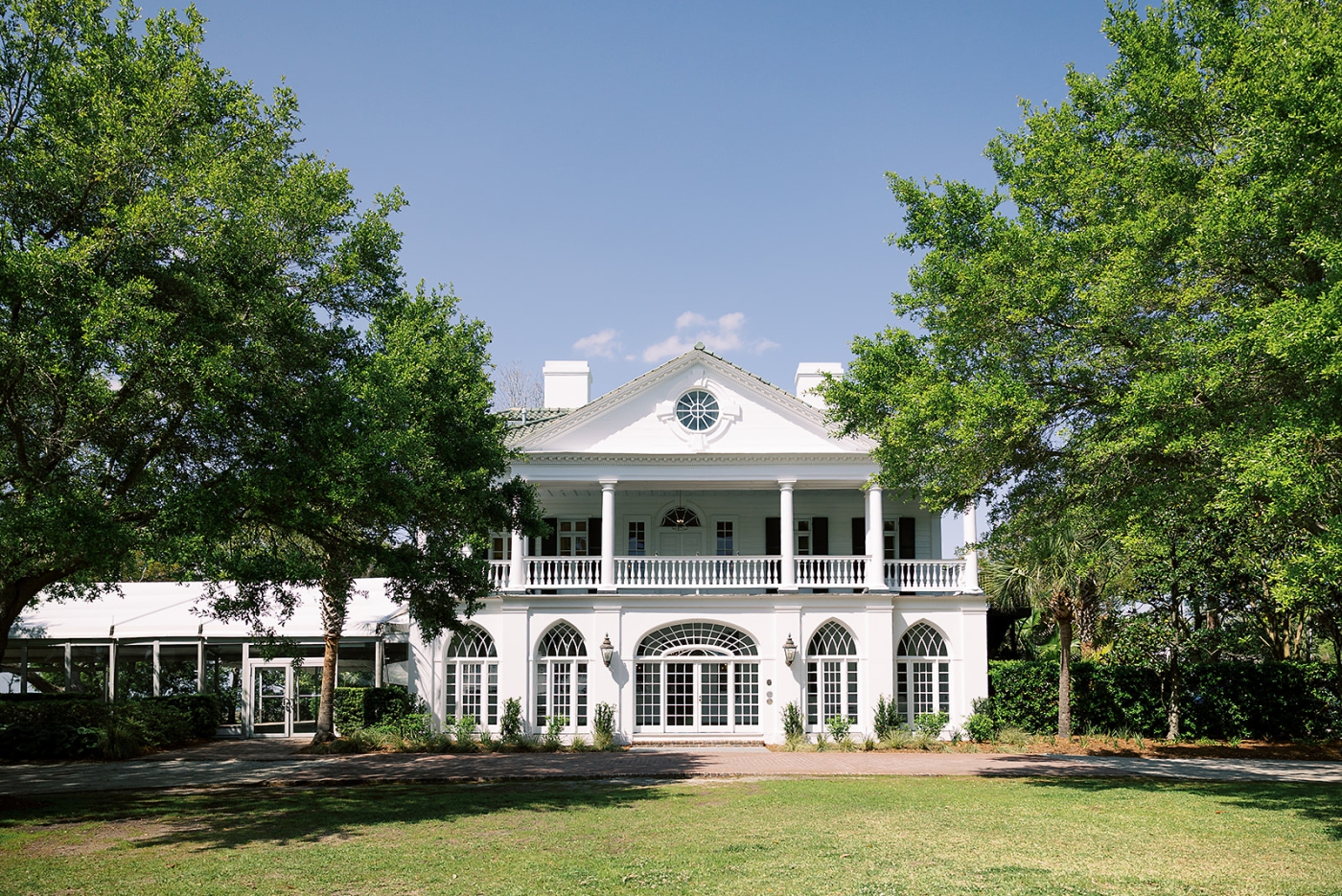 The 1758 historic home at Lowndes Grove in Charleston, South Carolina
